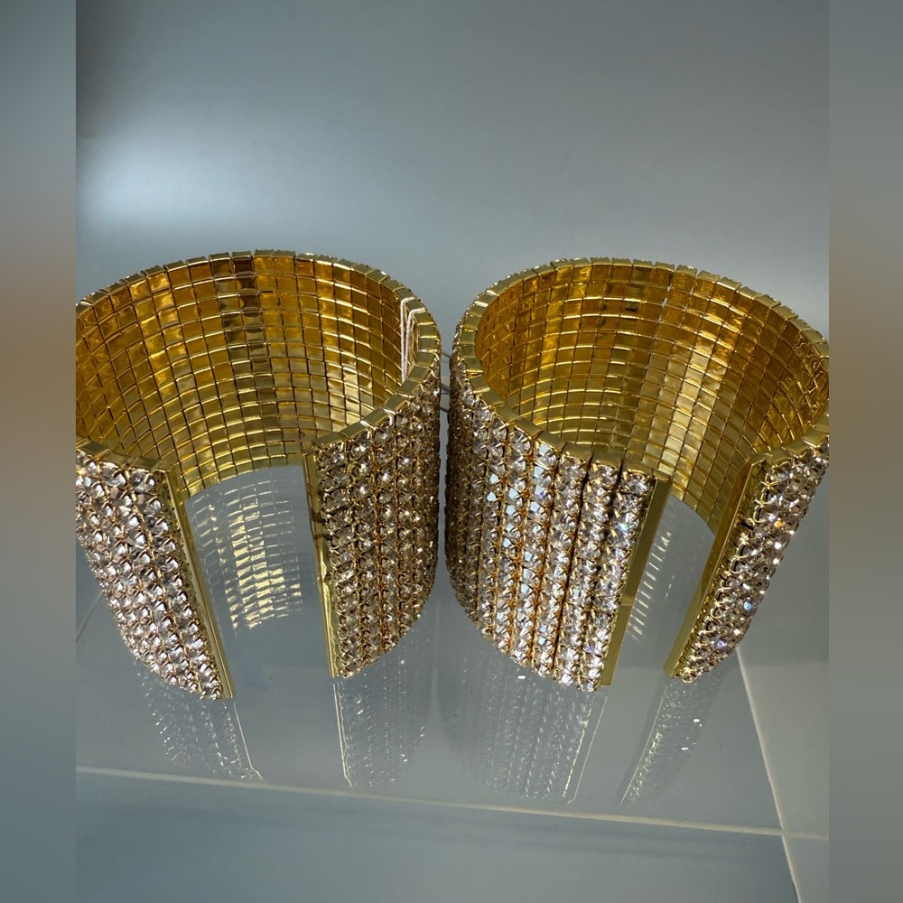 Rhinestone Cuff 2 Bracelet’s - image 4